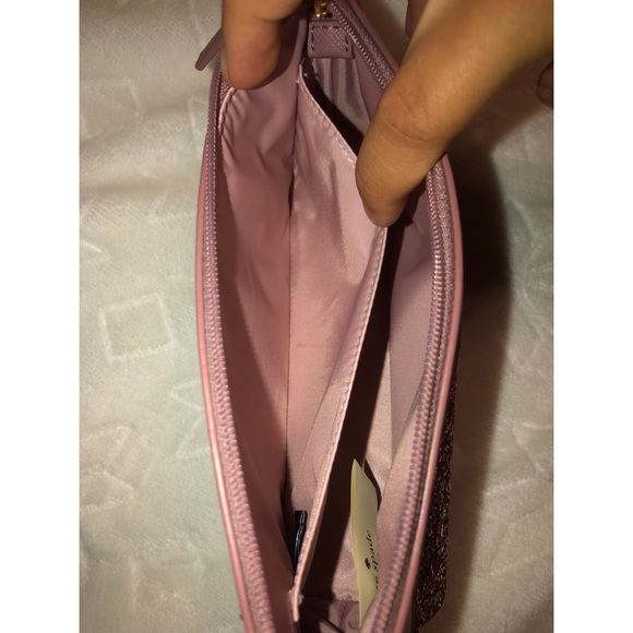 NWOT! Kate Spade Sparkly Pink Clutch! - Picture 8 of 11
